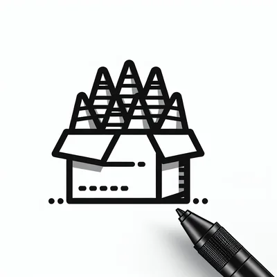 1000 stk cones