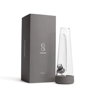 Glas Bong Session Goods Charcoal