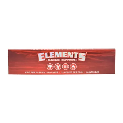 Elements Red King Size Slim Jointpapir