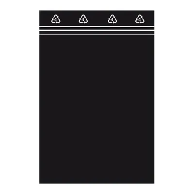 Lynlåsposer 60 x 80 mm Sort