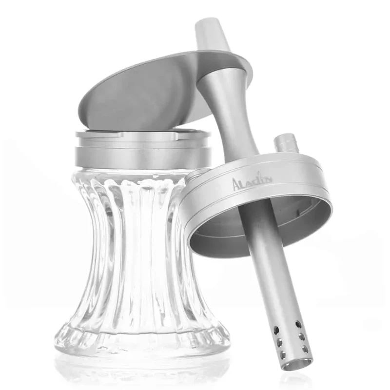 Aladin - 2GO Portable Hookah Sølv - Billede 2