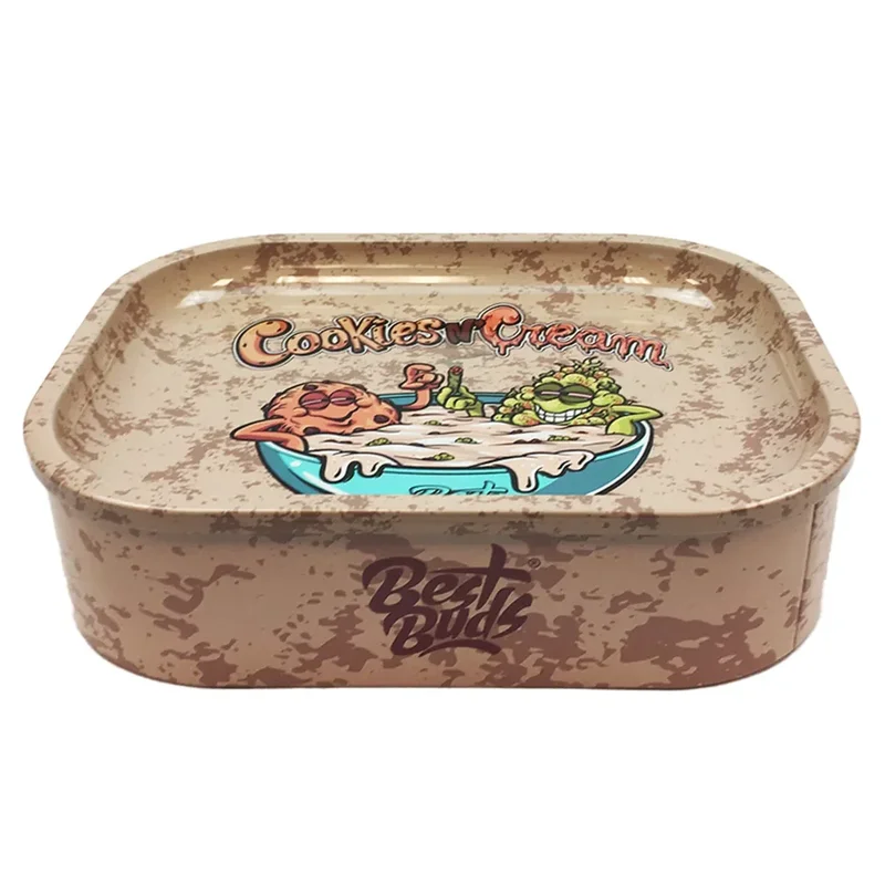 Best Buds - Cookies & Cream Tin Box Rolling Tray - Billede 2