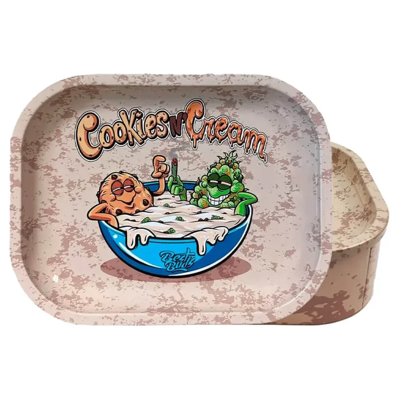 Best Buds - Cookies & Cream Tin Box Rolling Tray - Hovedbillede