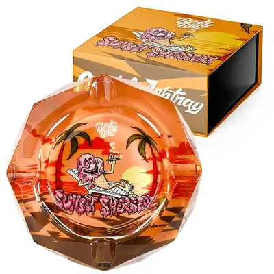 Best Buds - Crystal Ashtray Sunset Sherbet