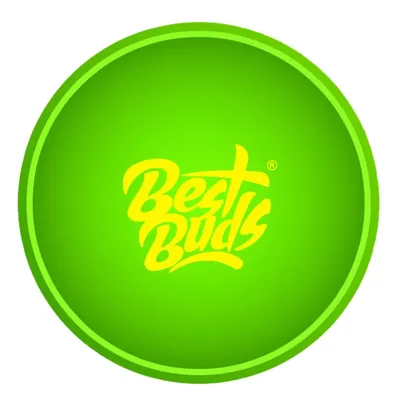 Best Buds - Silikone Mix Bowl Grøn/Gul Ø70 mm