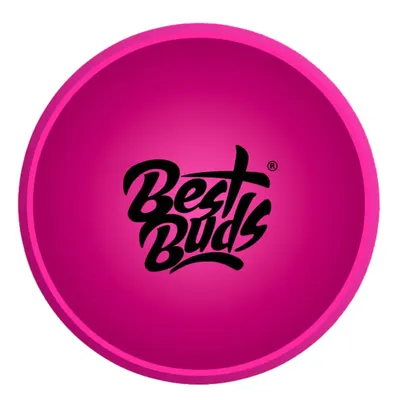 Best Buds - Silikone Mix Bowl Pink/Sort Ø70 mm