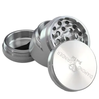 Black Leaf - Diamond Silver 4-Part Ø50