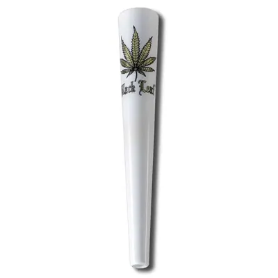 Black Leaf - Hvid Glas Chillum 230 mm