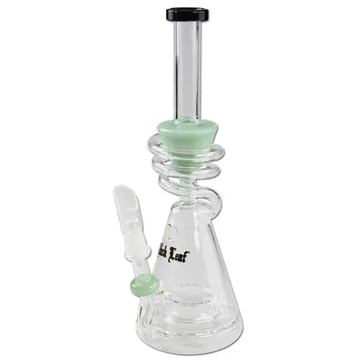 Black Leaf - Oil Spiral Jade Rig 30 cm - Dab Rigs