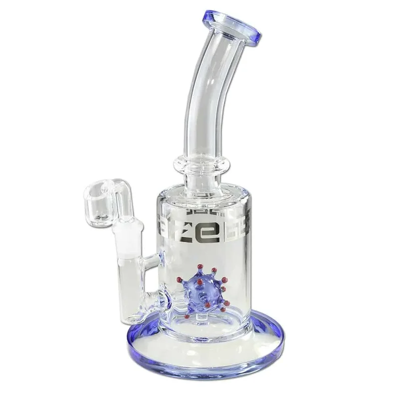 Blaze Glass - Virus Ball Dab Rig Blå 24 cm - Hovedbillede