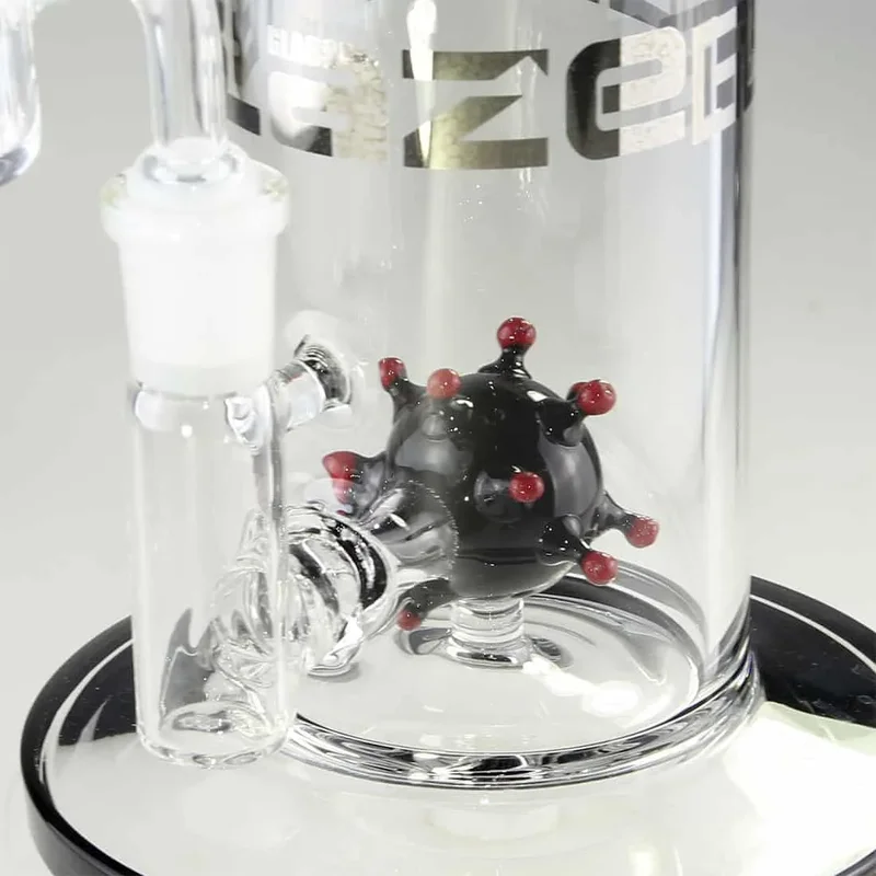 Blaze Glass - Virus Ball Dab Rig Sort 24 cm - Billede 2