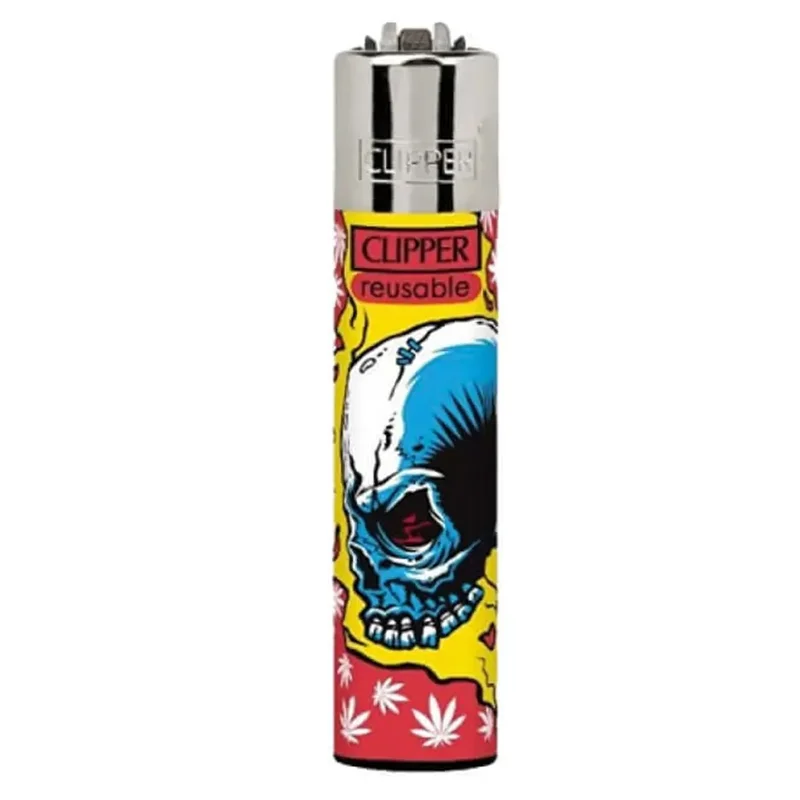Clipper Lighter - Skull Leaf - Hovedbillede