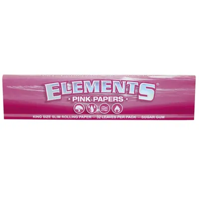 Pink Jointpapir i King Size Slim | Elements