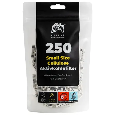 Kailar - Hvid Aktiv Filter (5,9 mm) 250 stk