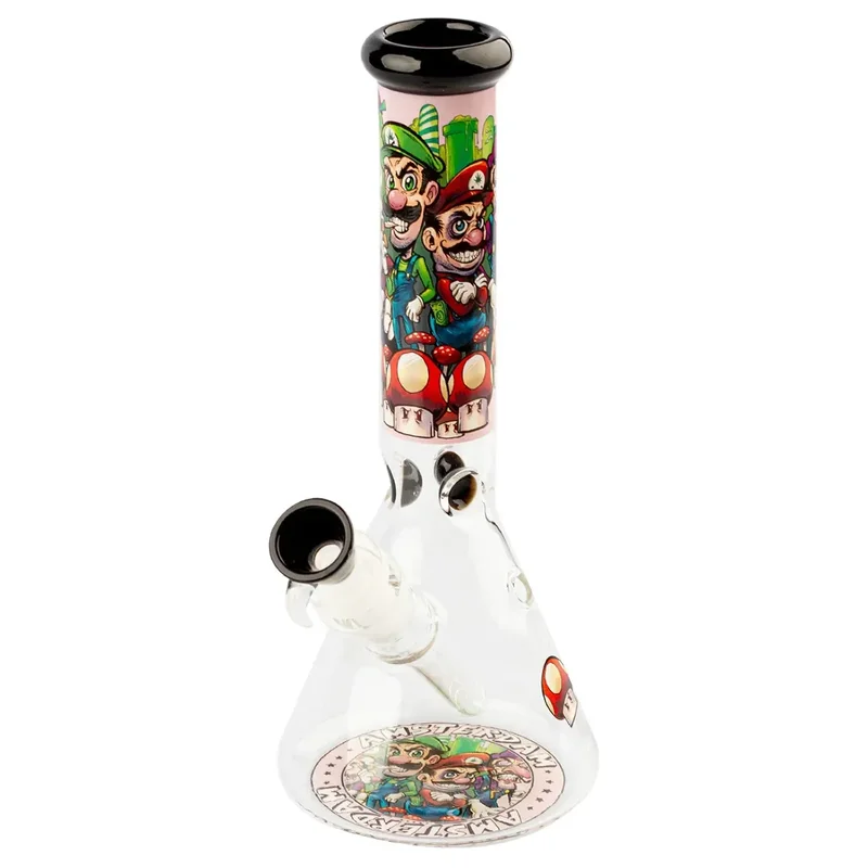 Grace Glass - Mushroom Hero Pink Beaker Bong 27 cm - Billede 2