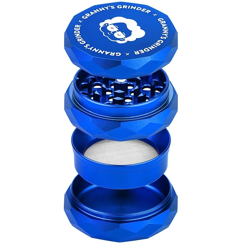 GRANNY'S WEED - Hazy Hex Grinder Blue Ø55 - Billede 2
