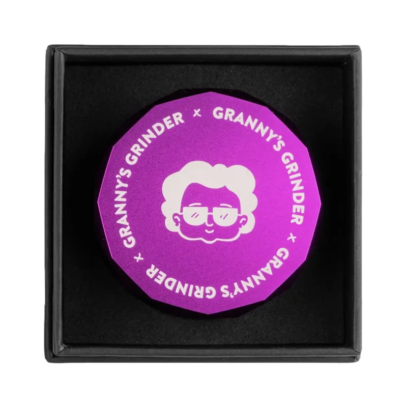 GRANNY'S WEED - Hazy Hex Grinder Purple Ø55 - Billede 4