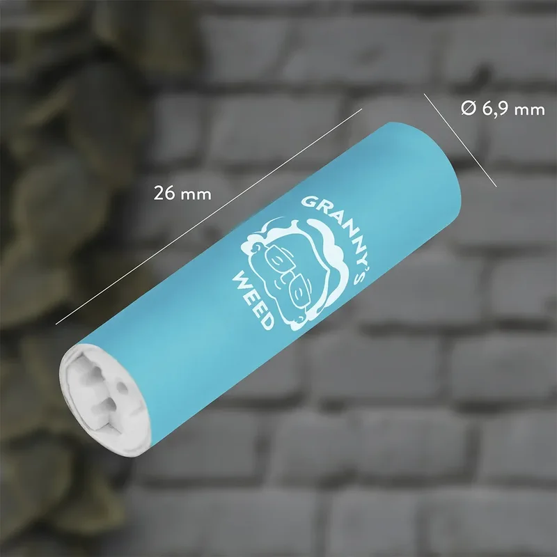 GRANNY'S WEED - Premium Aktivt Kulfilter Blå (6,9 mm) 50 stk - Billede 2