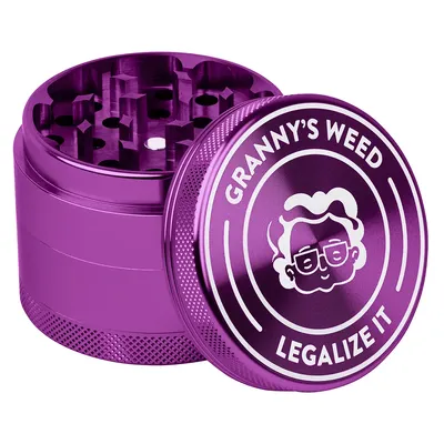 Lilla Aluminium Grinder Ø55mm (3-rum) | GRANNY’S WEED