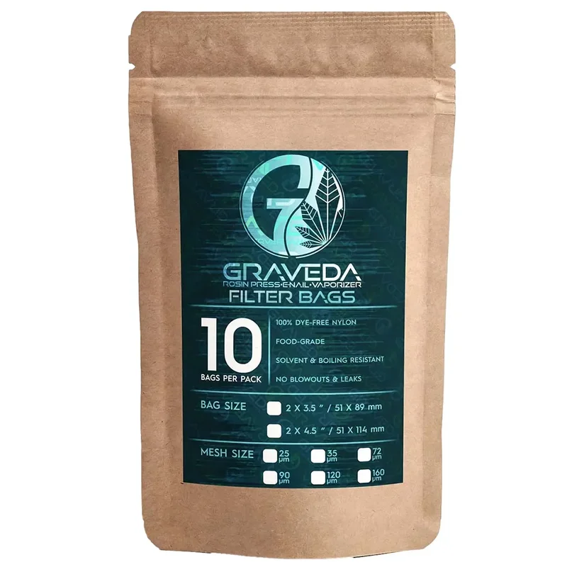 GRAVEDA - Rosin Filter Bags (35µ) 70 x 160 mm - Hovedbillede