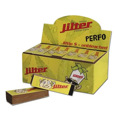 Jilter - Jiltip Filtertips (S) Perfo Unbleached