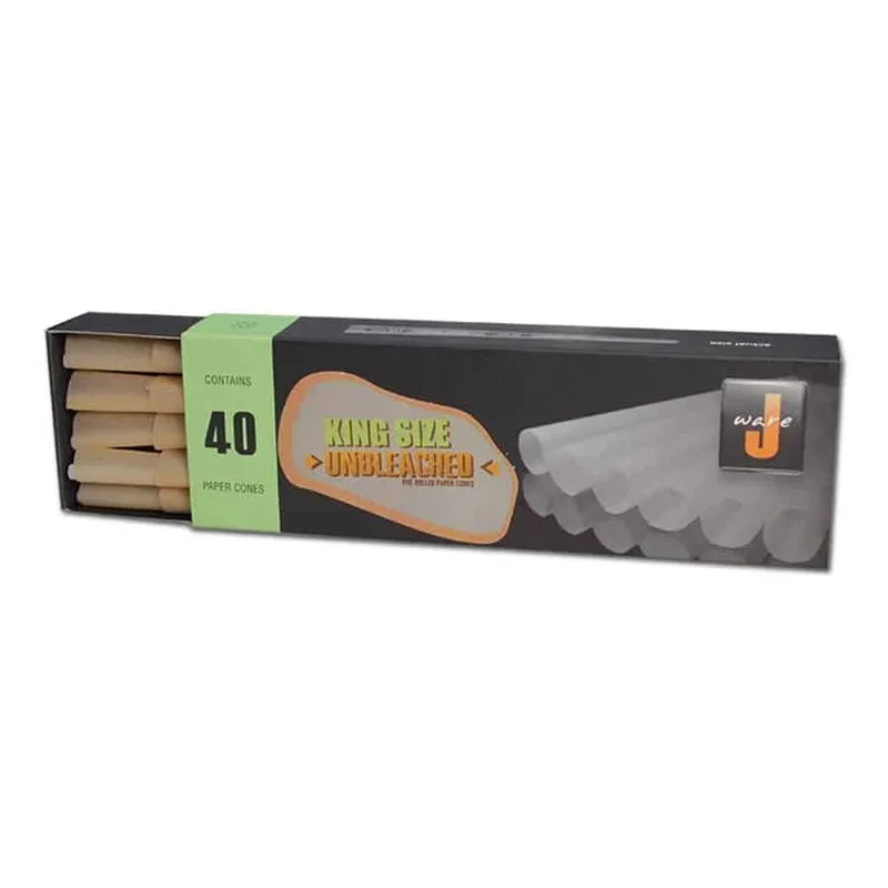 Ubleget Cones King Size 40 stk | Jware - Hovedbillede