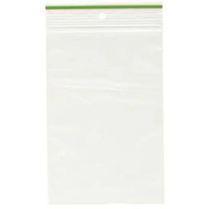 Lynlåsposer - Grøn Plain 55x65mm 100 stk - Hovedbillede