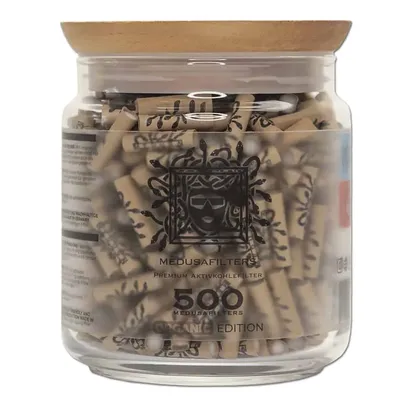 Medusa - Organic Edition Aktivt Kul Filtertips 500 stk