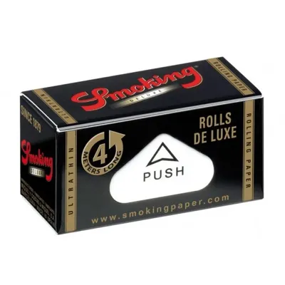 De Luxe Smoking Meter Jointpapir 4m