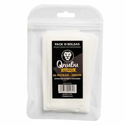 Qnubu - Rosin Press Bag (25 Micron) 110 x 50 mm