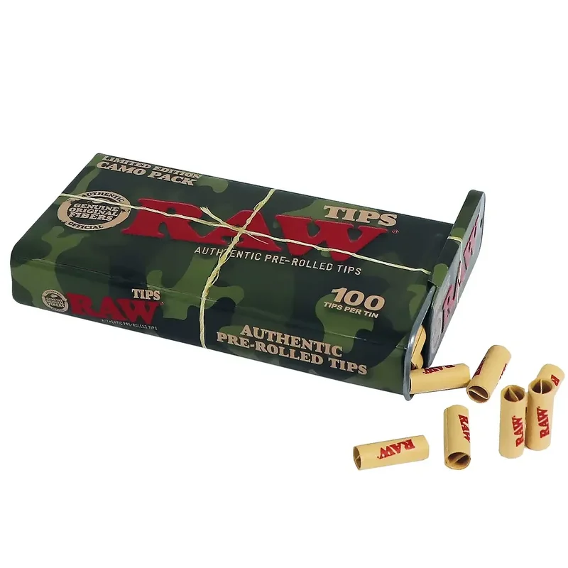RAW - Camo 100 Limited Edition Prerolled Tips - Billede 2