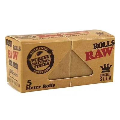 RAW - Classic King Size Slim Meterpapir 5 m