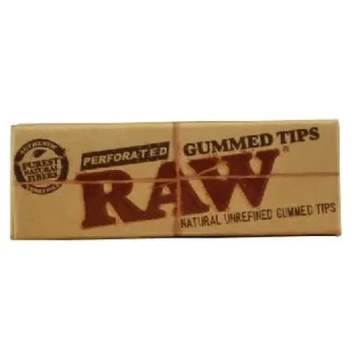 RAW - Gummed Tips Perforated