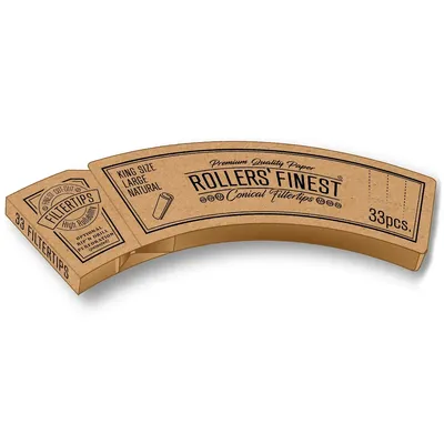 Rollers Finest - King Size Large Natural Filtertips