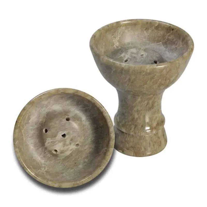 Shisha Bowl - Soapstone m/ Dome Chamber 80 mm - Hovedbillede