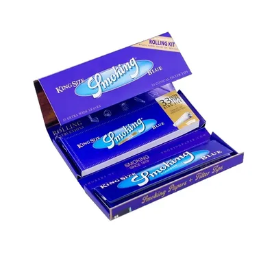 Smoking Blue Rolling Kit Jointpapir + Filtertips