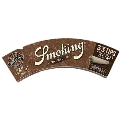 Smoking - Conical Tips Brown King Size Slim