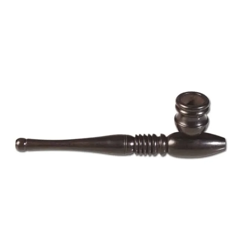 Træ Pibe - Ibenholt Sort 180 mm - Hovedbillede