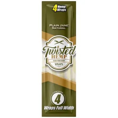 Plain Jane Natural King Size Blunts | Twisted Hemp
