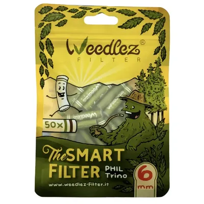 WEEDLEZ - Phil Trino GREEN (6 mm) 50 stk