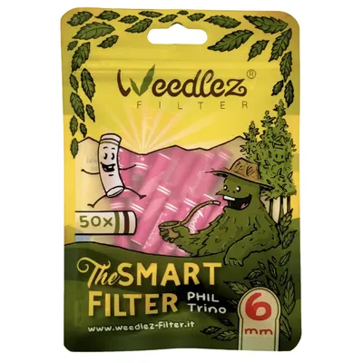 WEEDLEZ - Phil Trino PINK (6 mm) 50 stk