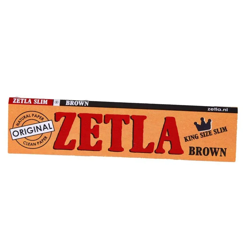Brun Jointpapir i King Size Slim | Zetla - Hovedbillede