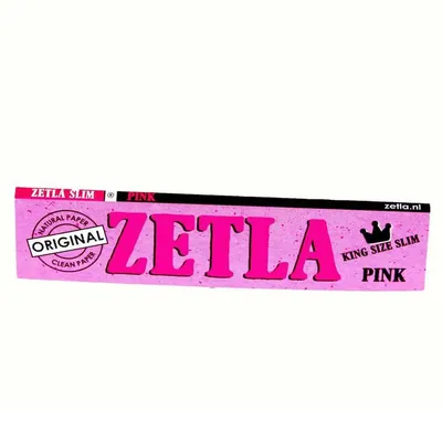 Pink Jointpapir i King Size Slim | Zetla