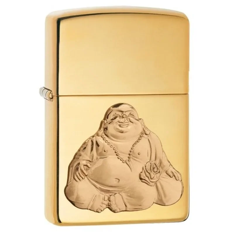 Zippo Lighter Classic Laughing Buddah Emblem - Hovedbillede